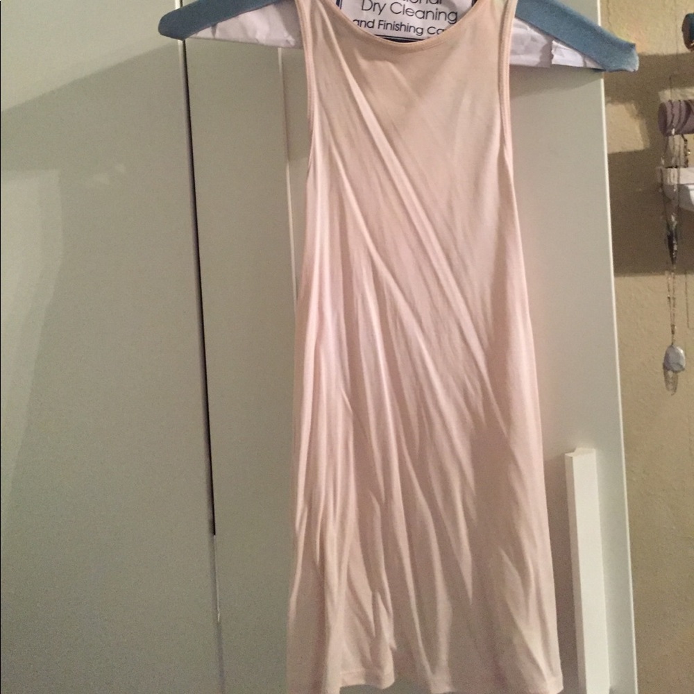 Blush tank top